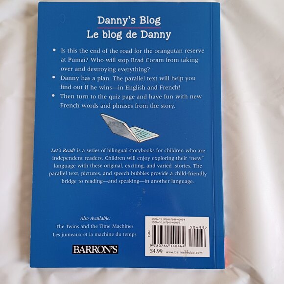 Danny's Blog Le blog de Danny English French Kids Book - Picture 3 of 4